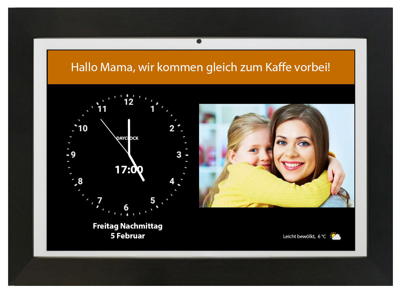 DayClock 10-Duo mit Rahmen